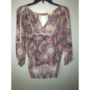 High low silky shirt.